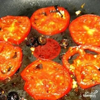 Жареные помидоры кружочками