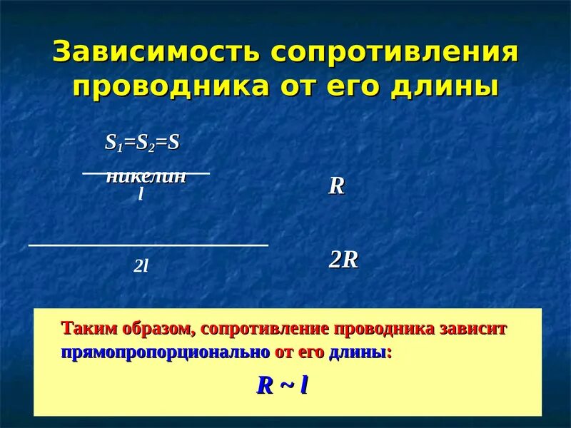Расчет сопротивления проводника конспект. Зависимость сопротивления проводника от его длины. расчет удельного сопротивления проводника. расчет сопротивления проводников. зависимость сопротивления от длины проводника.