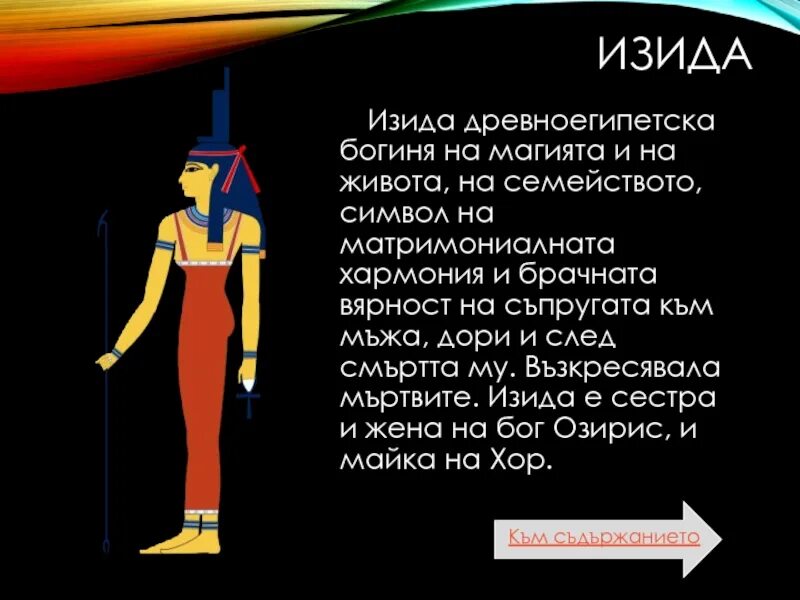 Имя изида. Имя изида