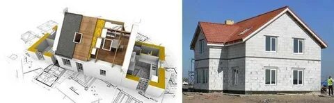 Калькулятор строительства дома из газобетона с крышей
