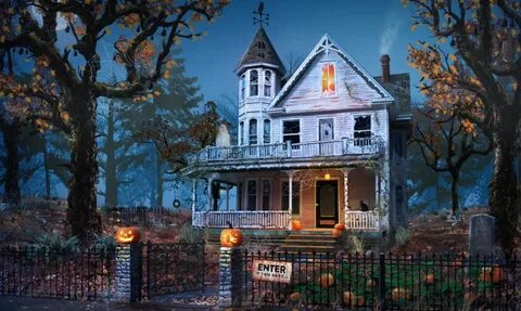 Halloween haunted house