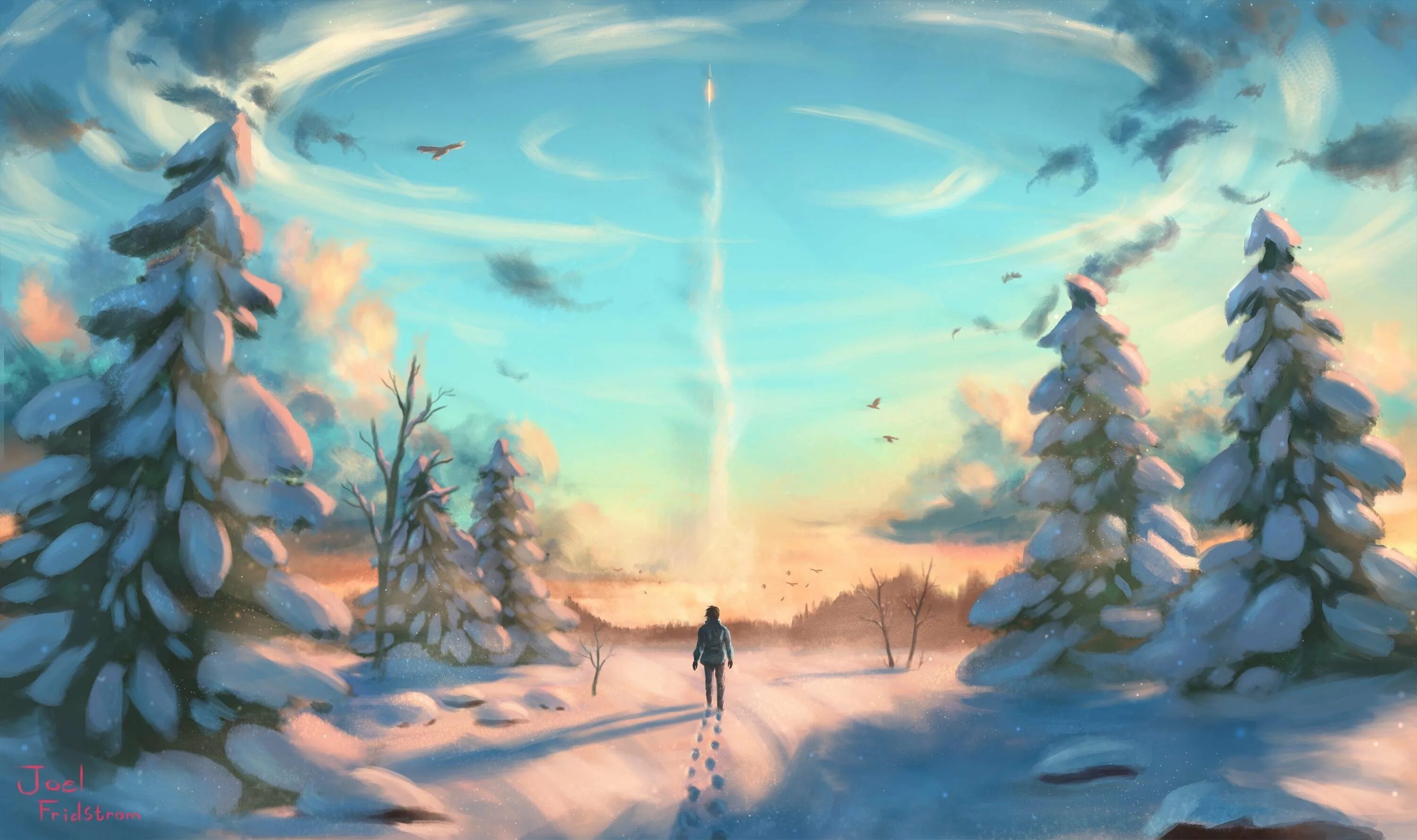 Тема зимний мир. Zara Larsson Invisible. Invisible from the Netflix film Klaus. Art Chill Winter.
