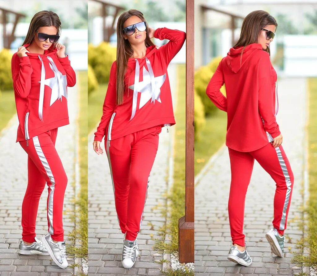 модная спортивная одежда для женщин. модные спортивные костюмы. спортивные костюмы модные цвета. спортивные костюмы женские на весну. стильный атласный костюм тройка "доминика" lsraz802(2060).