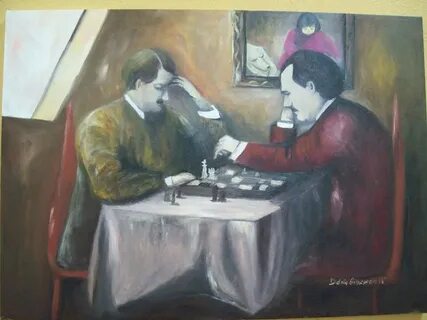 Ленин играет в шахматы