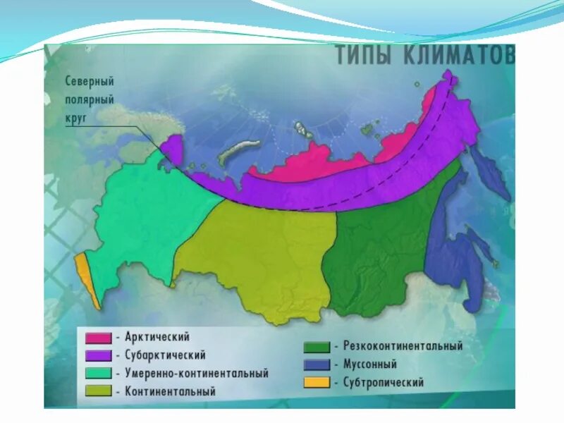 Средний пояс россии. Умеренно континентальный климат на карте России. Карта климатических поясов и областей России. Климатические зоны и пояса России. Карта типов климата России.