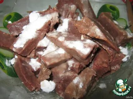 Печень маринованная содой