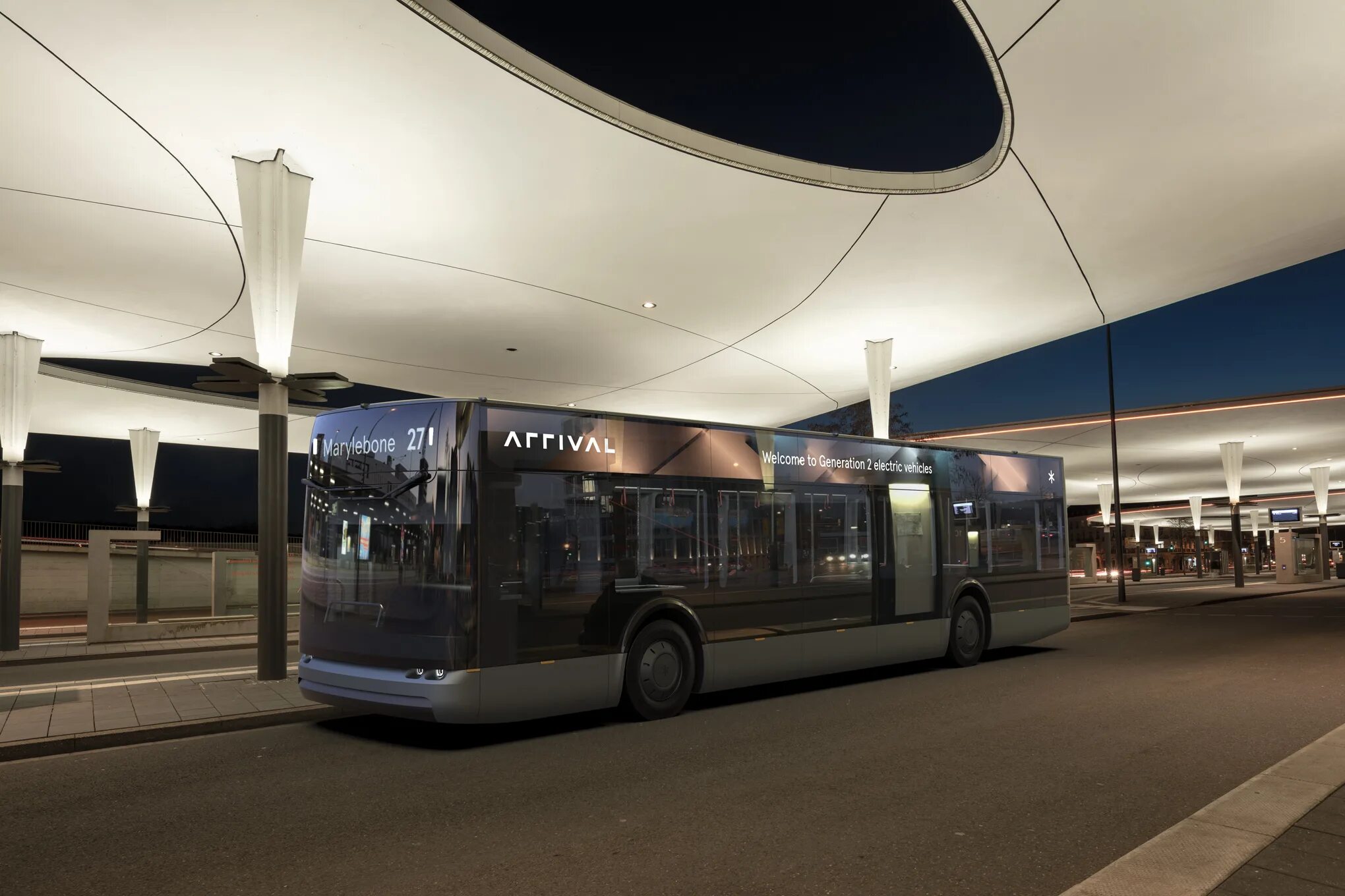 Bus arrive