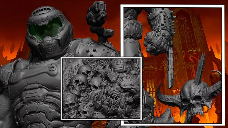 Doom eternal страж. Doom prime 1 studio. саркофаг палача рока из doom 2016. doom 2016 броня.