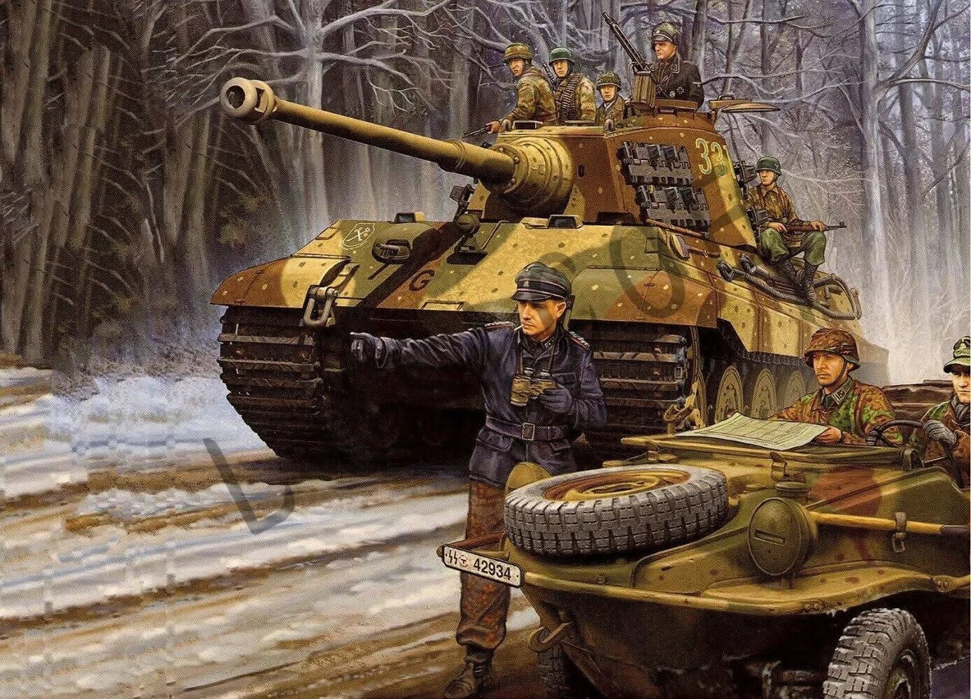 два танка. кв 2 в бою. два танка. тигр 2 в world of tanks. два танка.