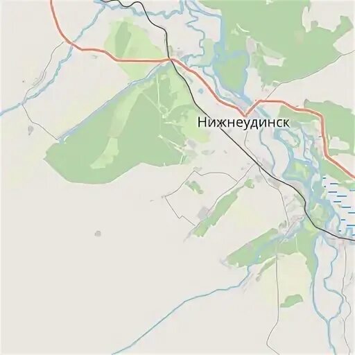 Нижнеудинск на карте