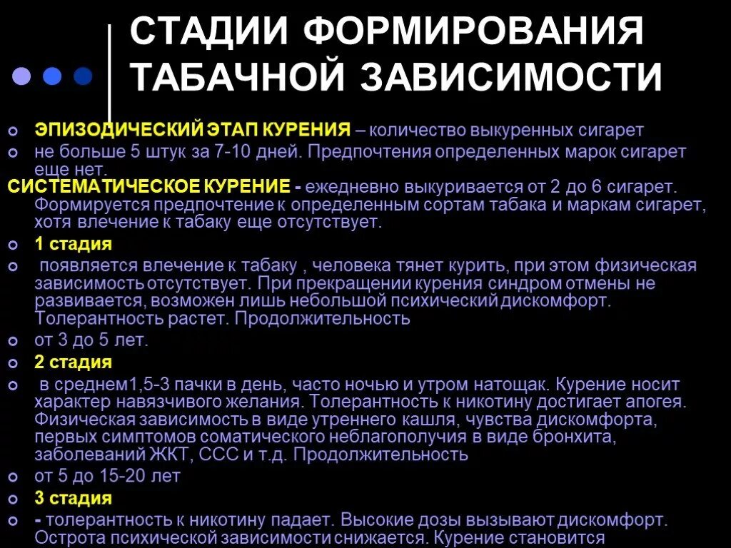 Степень никотиновой зависимости. Стадии формирования табачной зависимости. Этапы никотиновой зависимости. Стадии развития никотиновой зависимости. Стадии зависимости курения.