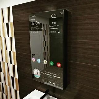 Сенсорный шкаф в ванную