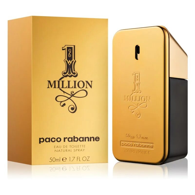 One million paco rabanne. Пако рабан 1 миллион мужской. Духи paco rabanne 1 million мужские. Paco rabanne million мужские. Духи пако рабан мужские ван миллион.
