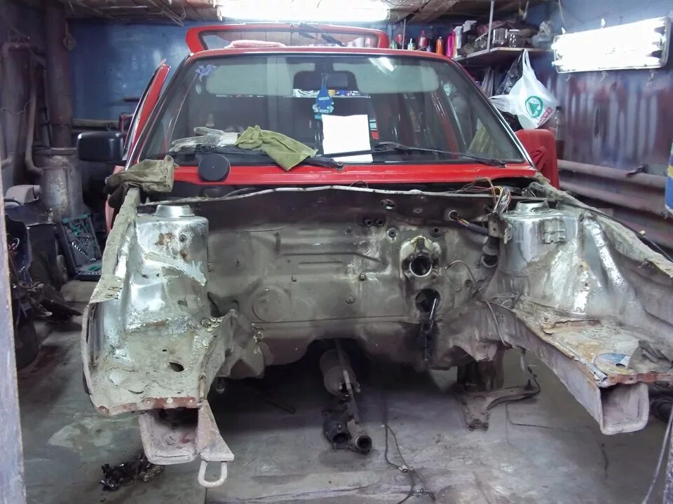 Замена+усиление лонжеронов (фото) - Lada 4x4 3D, 1991 года кузовной ремонт DRIVE