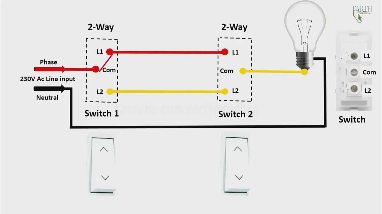 Two way switch. 2 way switch. two way выключатель. light switch. touch light switch схема подключения.