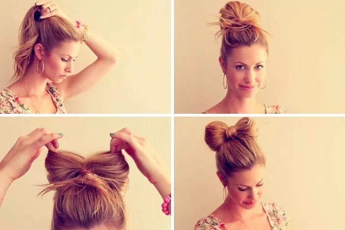 Три укладки для волос средней длины в жаркую погоду Hair styles, Hair tutorials