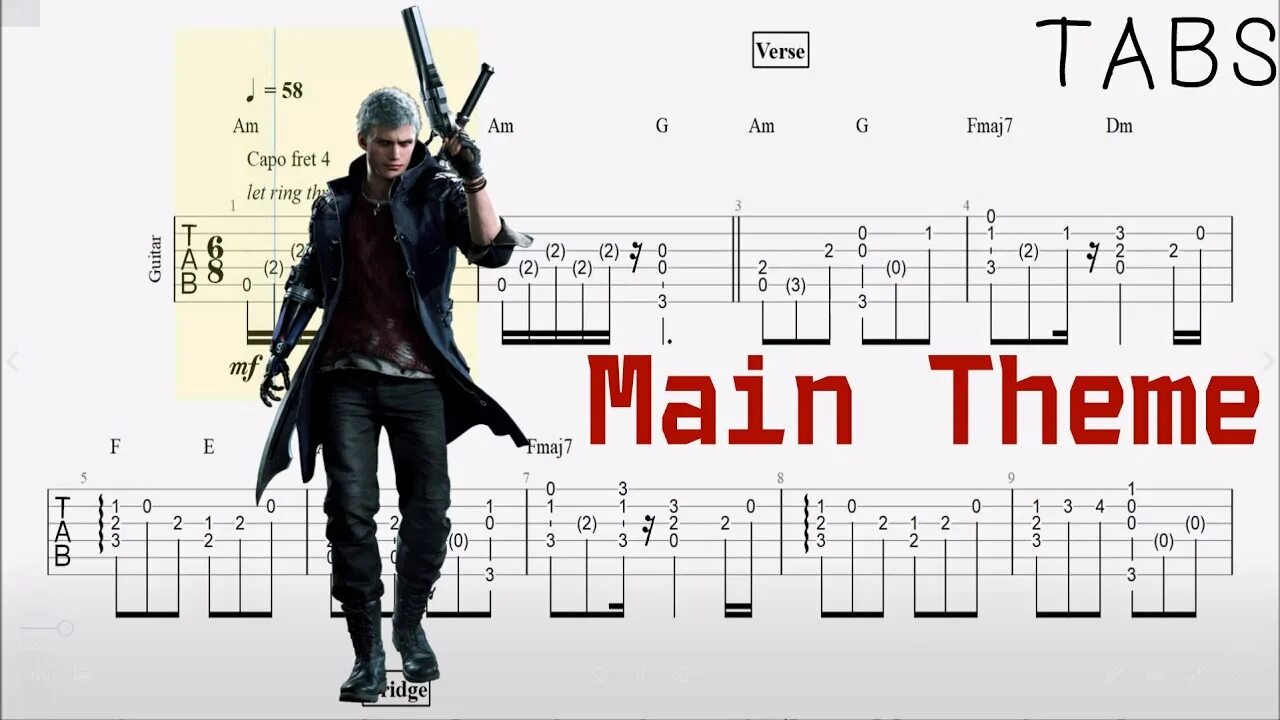 Light theme tab. Dmc гитара. devil may cry 5 official soundtrack обложка. far cry 5 guitar tab. devil may cry guitar.