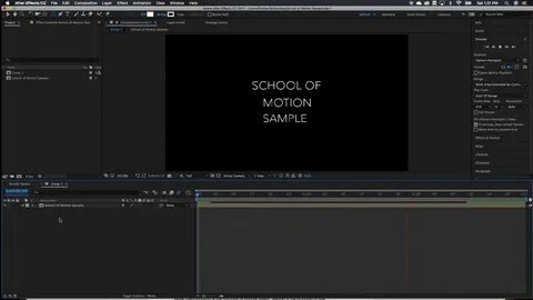 Composer after effects