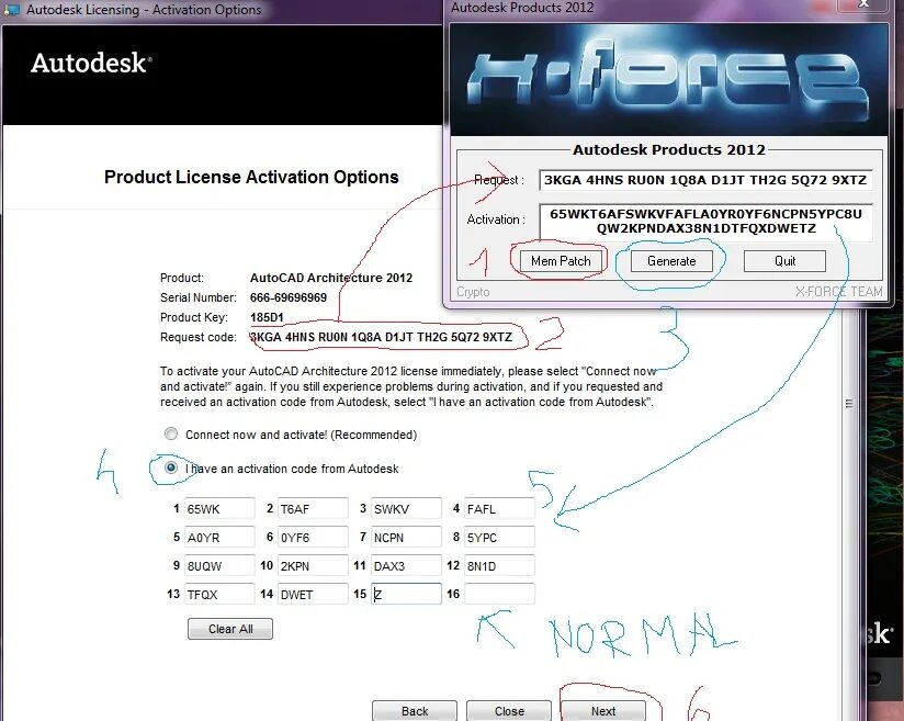 Autodesk autocad ключи