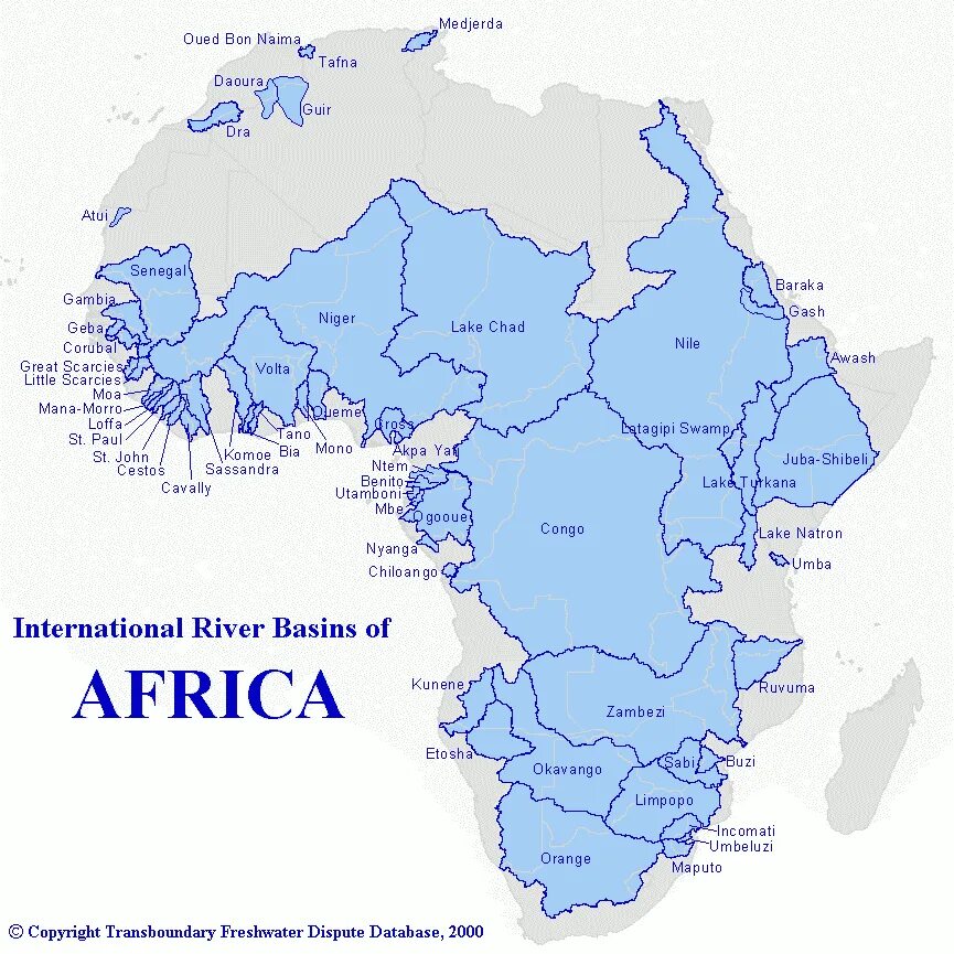 Реки озера и водопады африки на карте Rivers of Africa Easy Peasy All-in-One Homeschool