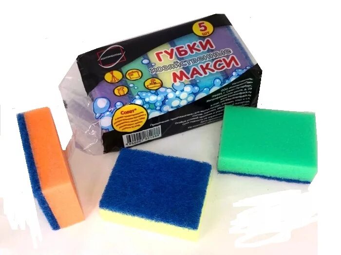 губка для посуды макси. 5шт 3404. Cameriera губка д/посуды 5шт "макси". York губки york 5 шт для посуды премиум 030300. губка д/посуды "рыжий кот" 5шт/40шт.