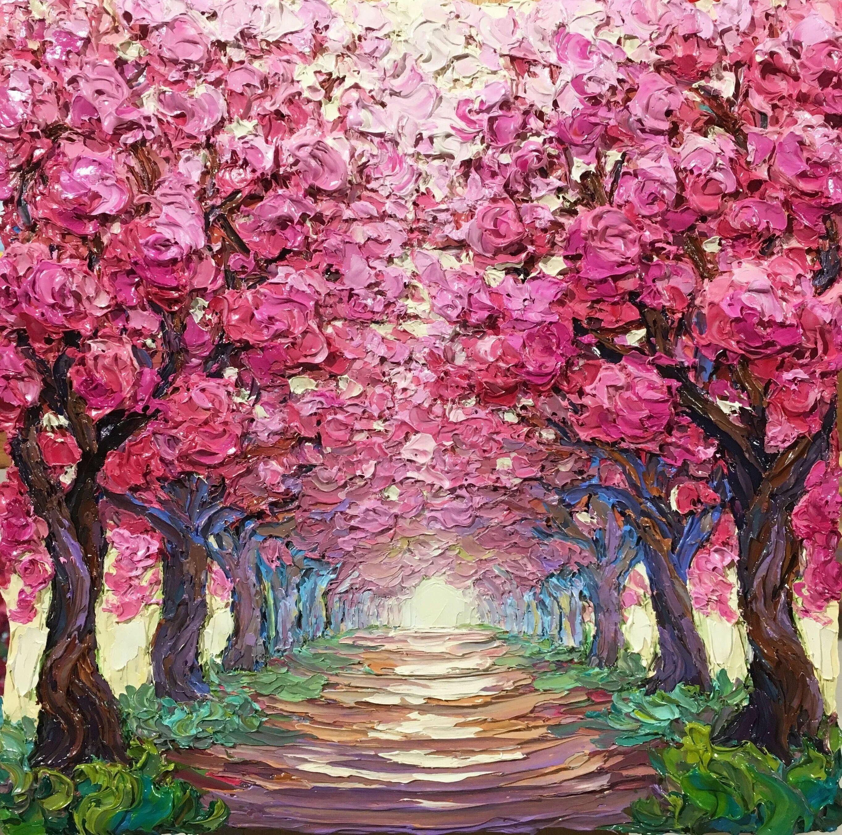 Картина черри блоссом. Известные картины импрессионистов Сакура. Цветущий сад живопись. Цветение Сакуры живопись. Мотивы в вишневый сад
