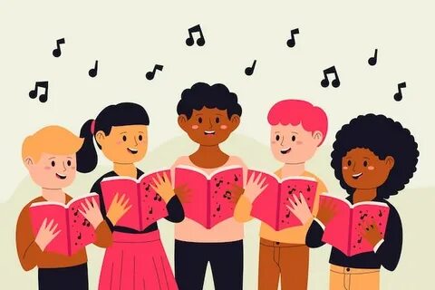 Choir singing