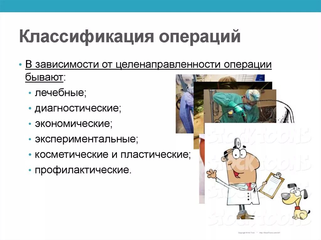 Классификация операций. Классификация операций в зависимости от цели. Классификация операций в медицине. По назначению операции бывают. Назовите этапы операции