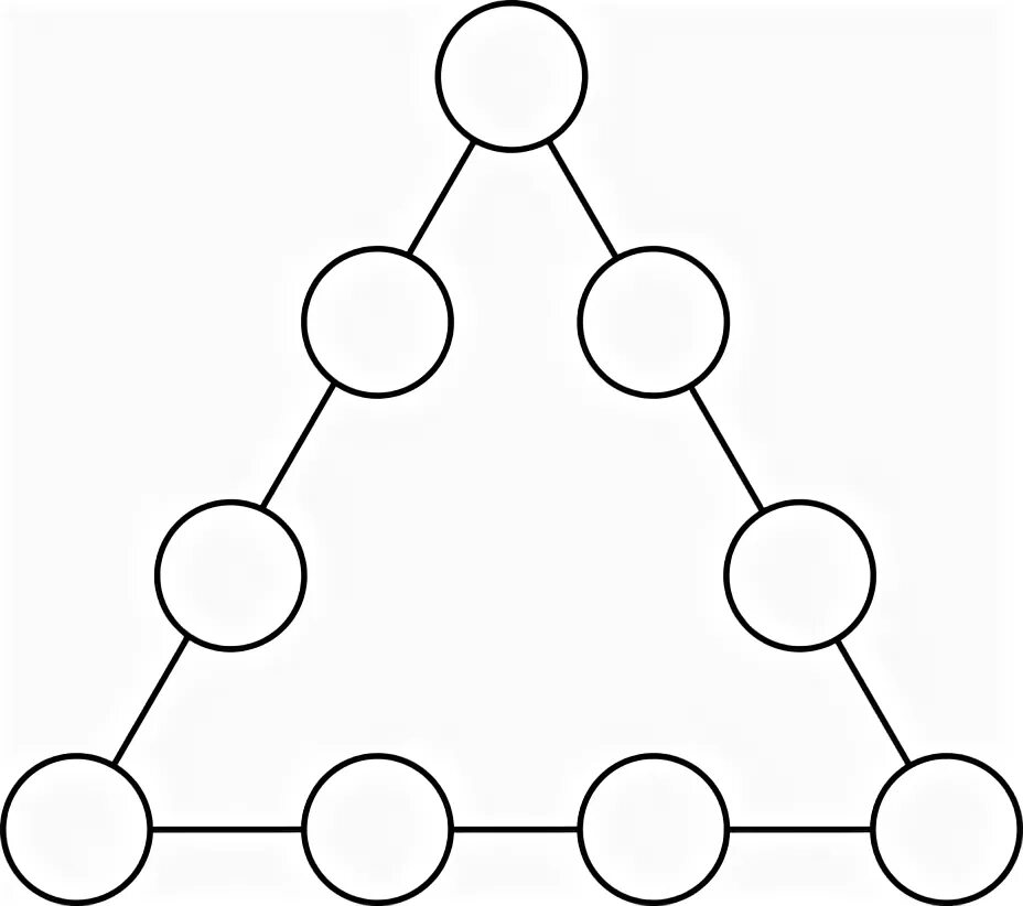Круг состоит из треугольников. Головоломка с пуговицами. Головоломка с кружочками. Математические головоломки картинки. Головоломка треугольник с точками.