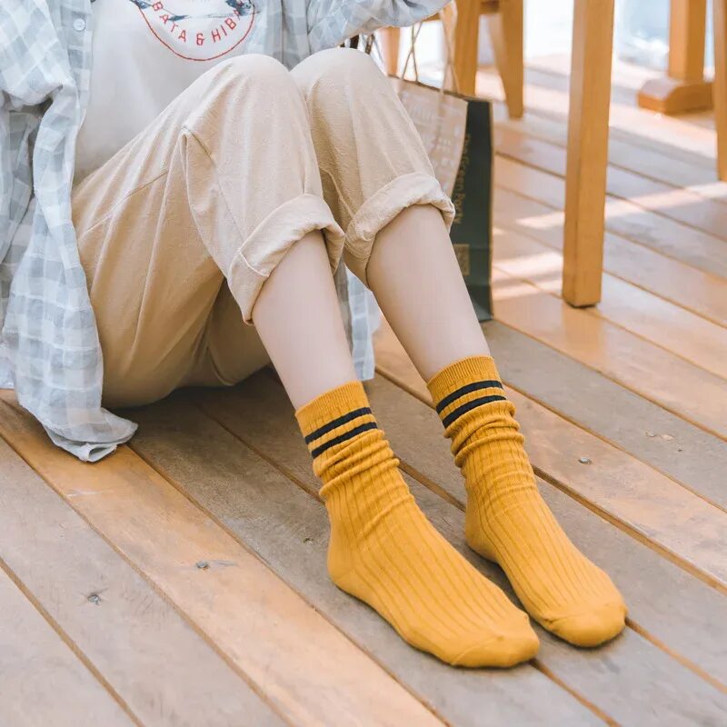 Корейские носки. Носки в корейском стиле. Милые носки. Японские носки.