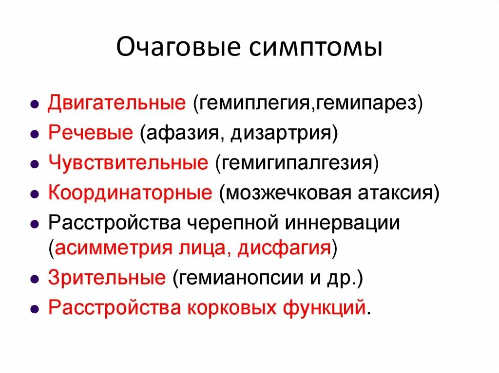 Очаговые симптомы мозга. Очаговые симптомы. Очаговые неврологические симптомы. Очаговая неврологическая симптоматика. Очаговая симптоматика в неврологии.