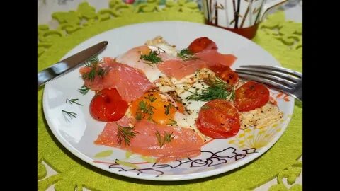 Форель с яйцом
