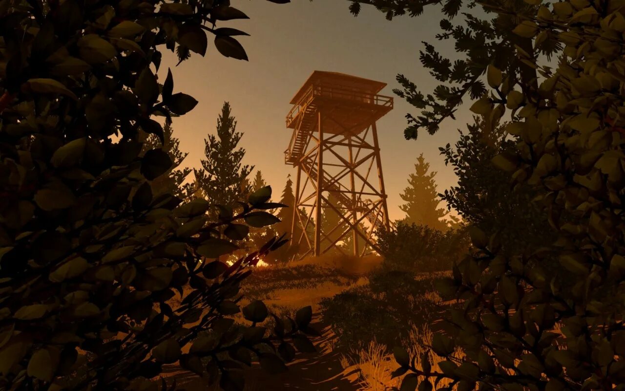 Хоррор игры вышка. Firewatch игра. Firewatch Юджин. Инди игра Firewatch. Firewatch башня 2k.