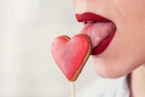 Tongue licking