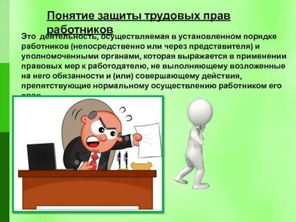 Защита интересов работников и работодателей