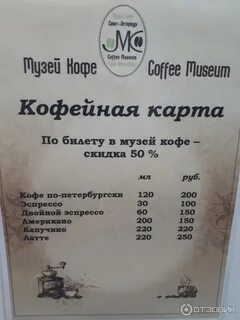 Музей кофе санкт