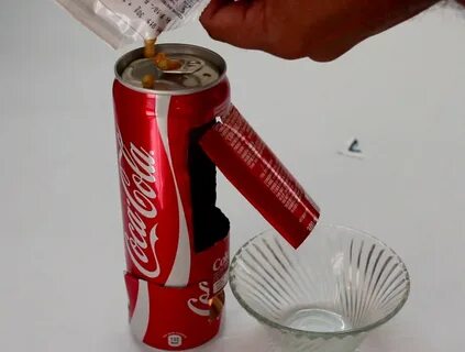 Что сделать из банки кока колы
