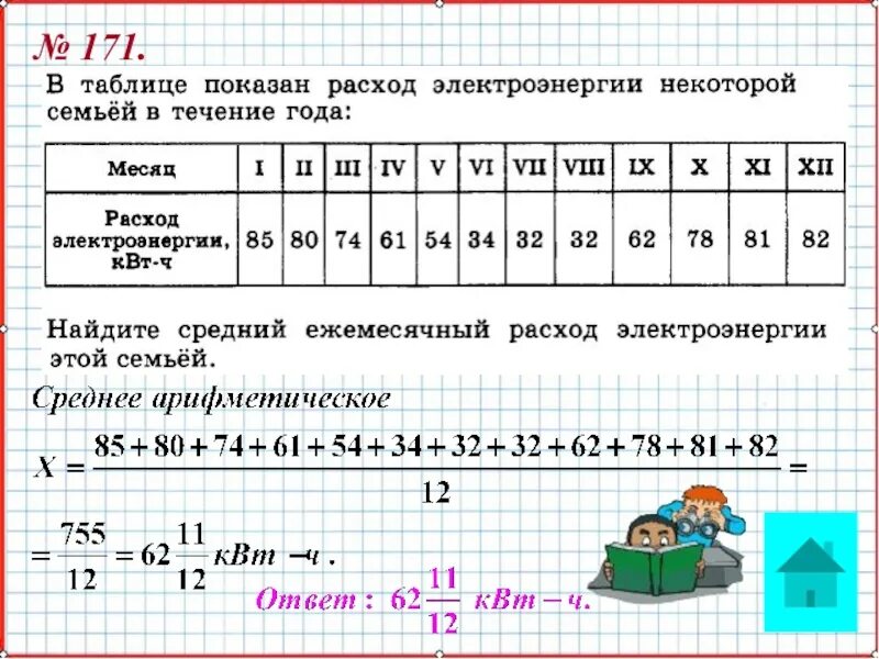 Медиана по таблице частот. Ежемесячный расход электроэнергии. Среднее арифметическое таблица. Средний ежемесячный расход электроэнергии. Найти среднее арифметическое значение.