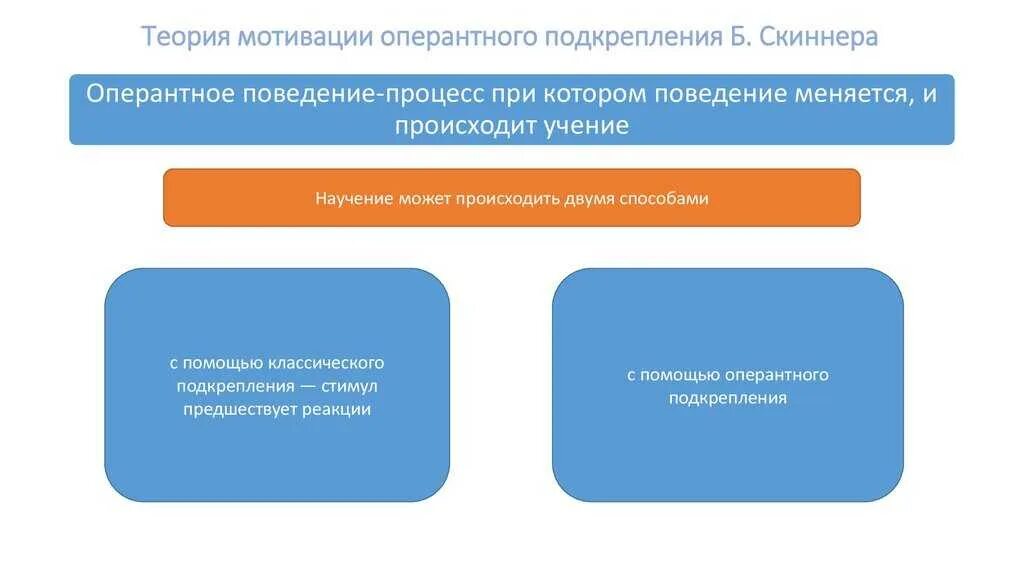 Оперантное научение скиннера