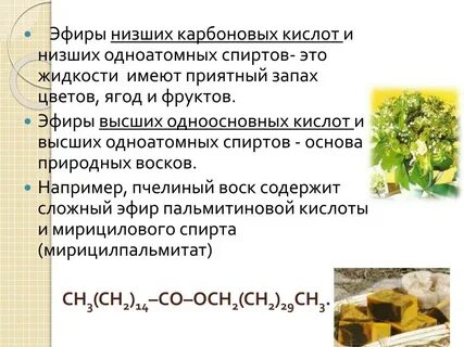Состав высших карбоновых кислот