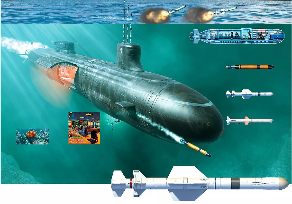 Подводная лодка Джимми Картер. АПЛ USS Jimmy Carter (SSN-23). Подводная лодка SSN-23 "Джимми Картер". Атомная торпедная подводная лодка. Торпеды играть
