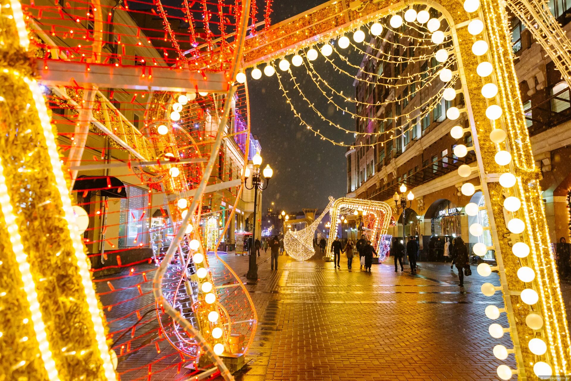 огни москвы новый год