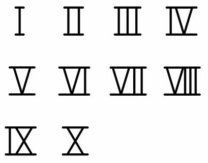 Римские цифры xiv