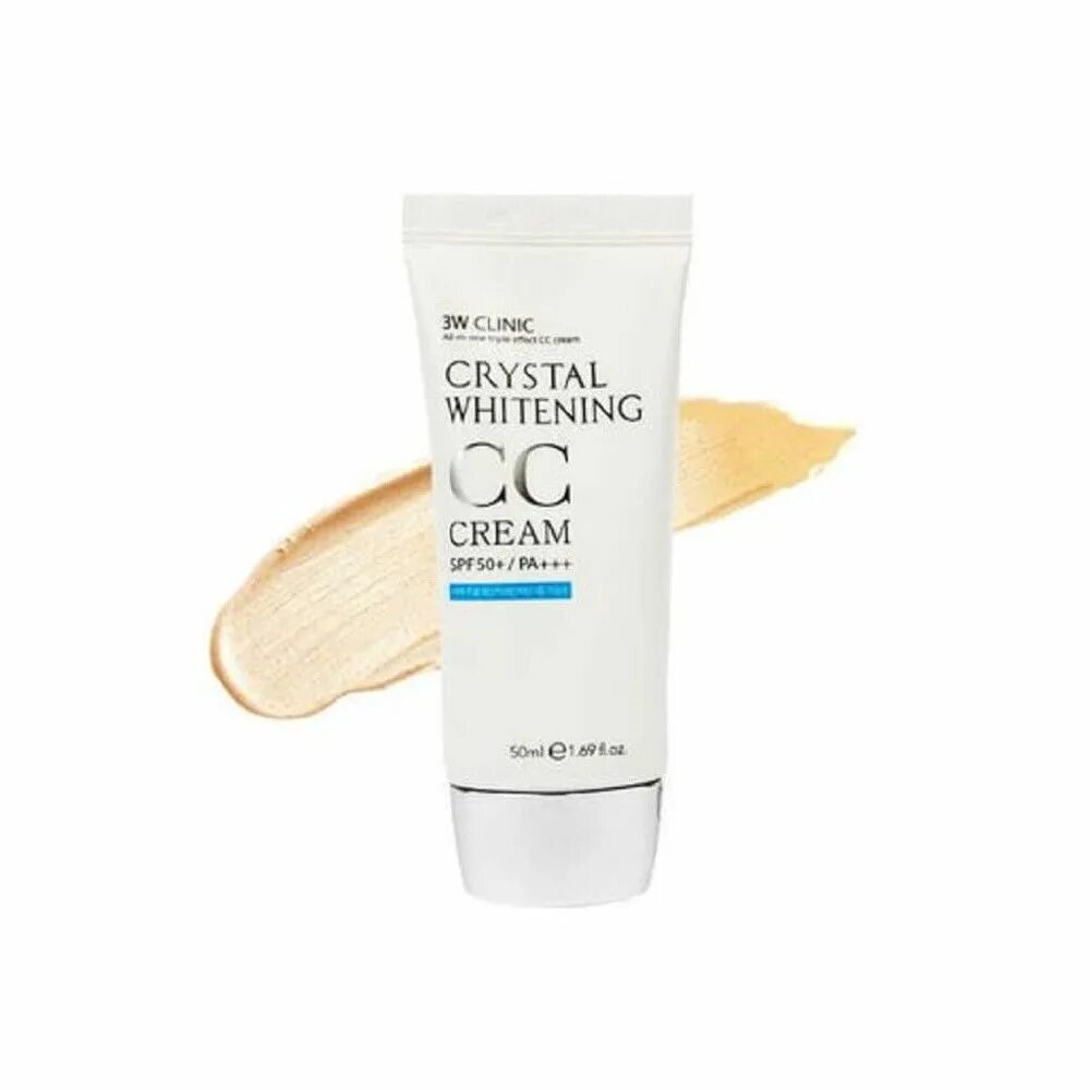 Сс средство. Crystal Whitening cc Cream spf50+/pa+++. Корейский cc крем с SPF 50. Тональный крем си си Корея. Крем си си Корея белый тональный.