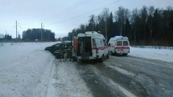 ДТП В Дубне Московской области.