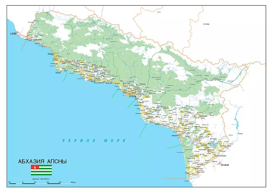 Географическая карта россии абхазии. Республика Абхазия на карте. Абхазия карта с городами. Абхазия расположение на карте. Административная карта Абхазии.