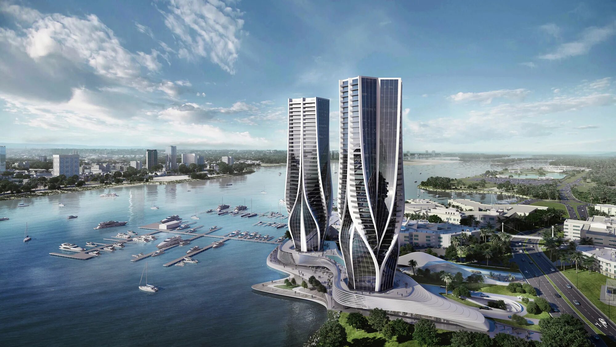 Заха Хадид небоскребы Signature Towers. Твин Тауэрс Дубай. Небоскребы Signature Towers в Дубаи, ОАЭ.. Заха Хадид архитектура Дубаи. Signature towers