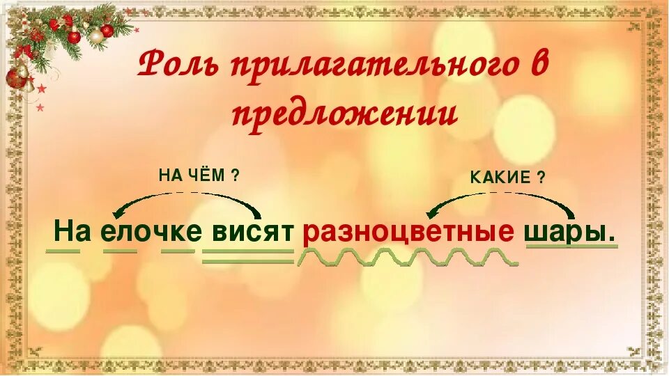 Функция прилагательного в предложении. Прилагательное в предложении. Роль прилагательного в предложении. Прилагательные роль в предложении. Роль имен прилагательных в предложении.