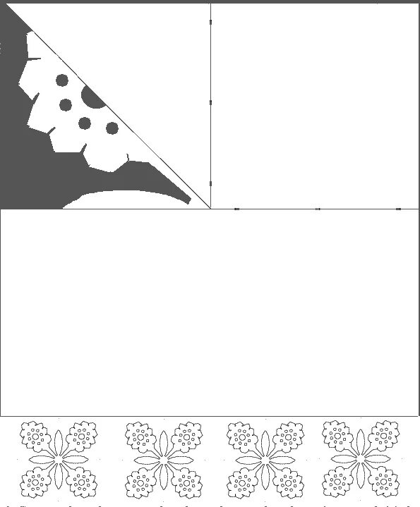 схема снежинки из бумаги.