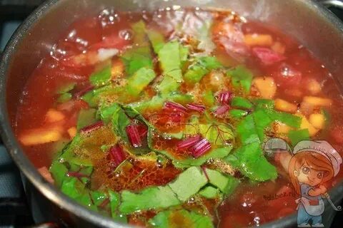 Суп с ботвой свеклы рецепт с мясом